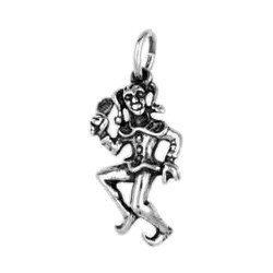 Anhänger Till Eulenspiegel in echt Sterling-Silber 925 oder Gold, Ketten- oder Schlüssel-Anhänger