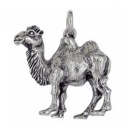 Anhänger Kamel in echt Sterling-Silber 925 oder Gold, Ketten- oder Schlüssel-Anhänger