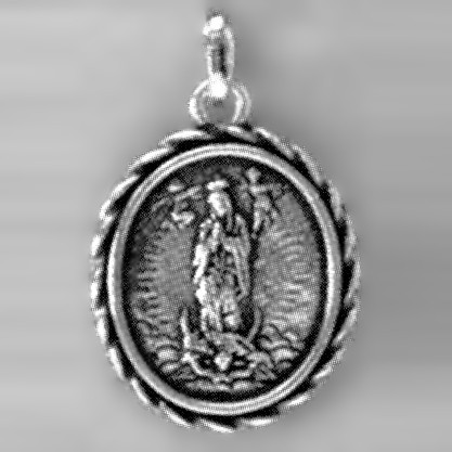 Anhänger Heilige Maria Mutter Jesu Christi in echt Sterling-Silber 925 oder Gold, Ketten- oder Schlüssel-Anhänger