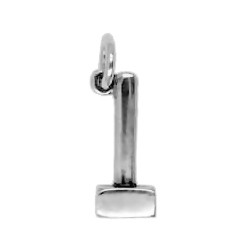 Anhänger Fäustel, Fausthammer in echt Sterling-Silber 925 oder Gold, Charm, Ketten- oder Bettelarmband-Anhänger