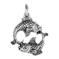 Anhänger Fische: Tierkreiszeichen, Sternzeichen, Charms in Silber & Gold