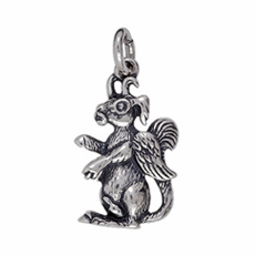 Anhänger Wolpertinger, Charms in Silber & Gold