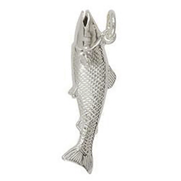 Anhänger Fische: Lachse, Charms in Silber & Gold