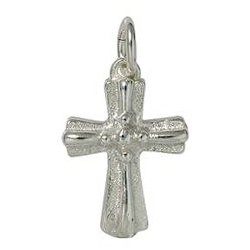 Anhänger Kreuz in echt Sterling-Silber 925 oder Gold, Ketten- oder Schlüssel-Anhänger