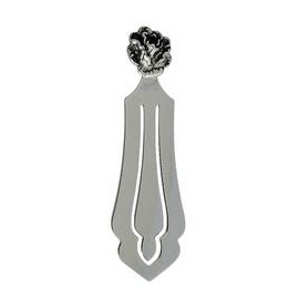 Lesezeichen Blume in echt Silber 835