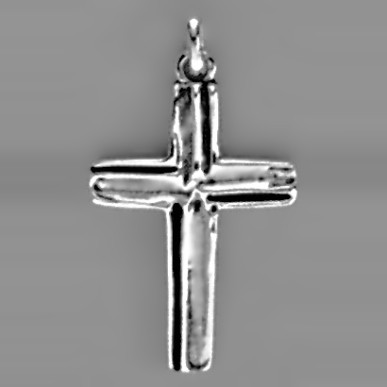 Anhänger Kreuz in echt Sterling-Silber oder Gold, Ketten- oder Schlüssel-Anhänger