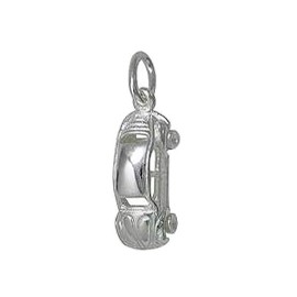 Anhänger Auto Käfer in echt Sterling-Silber 925 oder Gold, Charm, Ketten- oder Bettelarmband-Anhänger