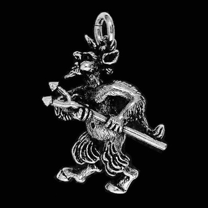 Anhänger Luzifer in echt Sterling-Silber 925 oder Gold, Ketten- oder Schlüssel-Anhänger