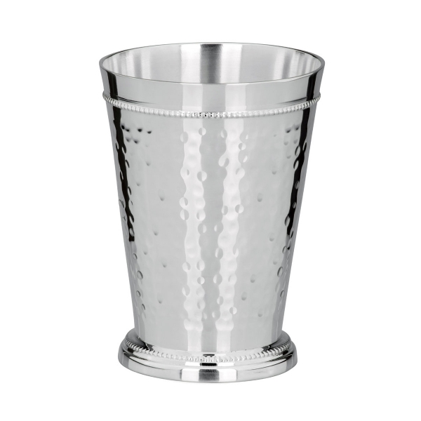 Becher gehämmert hochwertig versilbert