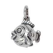 Anhänger Fische, Kugelfische, Charms in Silber & Gold