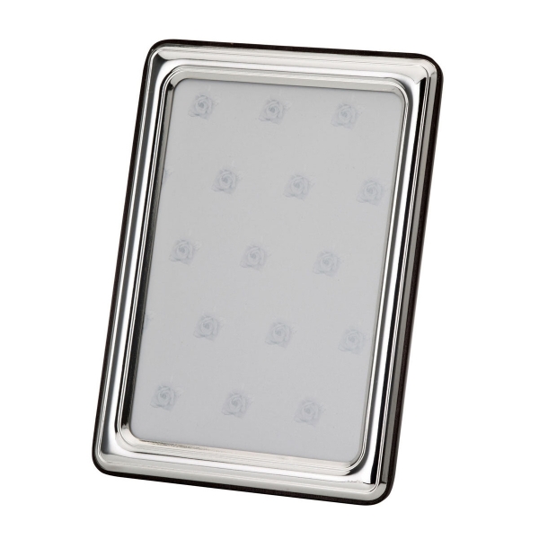 Fotorahmen in echt Sterling-Silber 925, 13 x 18 cm, glatt, poliert