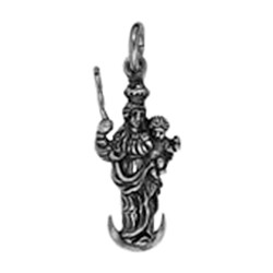Anhänger Patrona Bavariae in echt Sterling-Silber 925 oder Gold, Ketten- oder Schlüssel-Anhänger