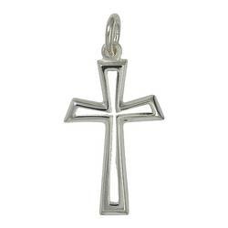 Anhänger Taukreuz, Antoniuskreuz in echt Sterling-Silber 925, Charm, Ketten- oder Bettelarmband-Anhänger