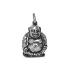 Anhänger Buddha in echt Sterling-Silber 925 oder Gold, Ketten- oder Schlüssel-Anhänger