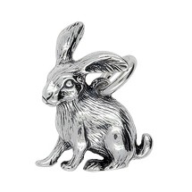 Anhänger Hase in echt Sterling-Silber 925 oder Gold, Ketten- oder Schlüssel-Anhänger