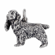 Anhänger Cocker Spaniels, Charms in Silber & Gold
