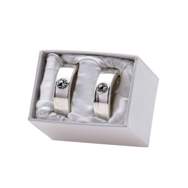Serviettenringe Diamant versilbert