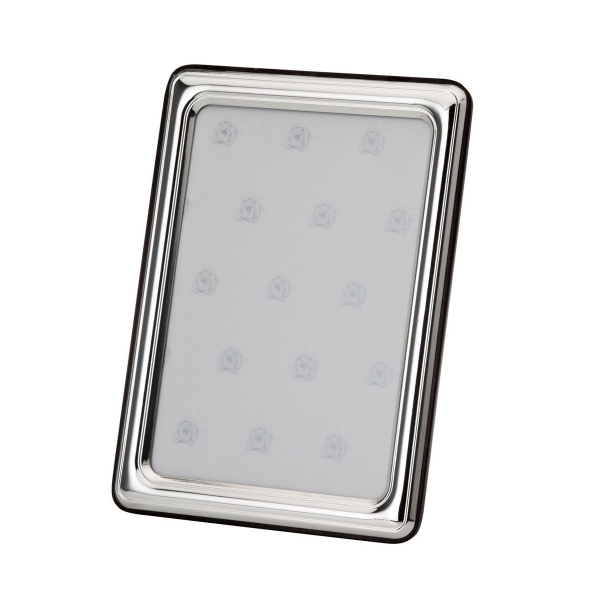 Fotorahmen in echt Sterling-Silber 925, 10 x 15 cm, glatt poliert