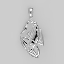 Anhänger Skorpion, Tierkreiszeichen, Sternzeichen in echt Sterling-Silber 925, Ketten- oder Schlüssel-Anhänger