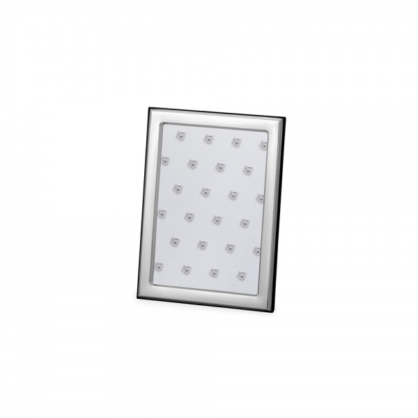 Fotorahmen versilbert, 9 x 13 cm, glatt, poliert, schmal