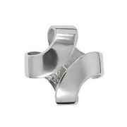 Kettenanhänger Kreuz in echt Sterling-Silber 925 oder Gelbgold