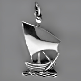 Ketten- Segelschiff-Anhänger, Sterlingsilber | Accessoires | Geschenke