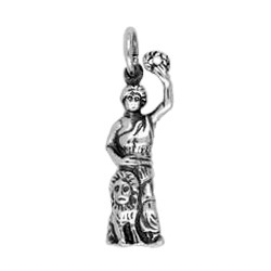 Anhänger München, Bavaria in echt Sterling-Silber 925 oder Gold, Ketten- oder Schlüssel-Anhänger