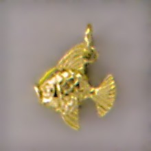 Anhänger Fisch in echt Sterling-Silber oder Gold, Charm, Kettenanhänger oder Bettelarmband-Anhänger 