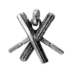 Anhänger Fensterwischer & Fensterabzieher in echt Sterling-Silber 925, Ketten- oder Schlüssel-Anhänger