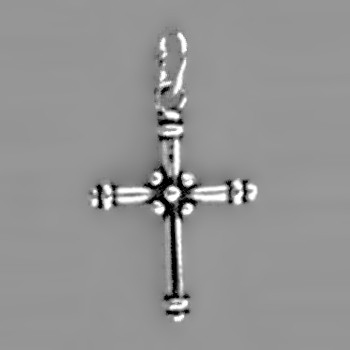 Anhänger Rosenkranz Kreuz in echt Sterling-Silber 925 oder Gold, Ketten- oder Schlüssel-Anhänger