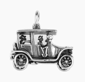 Anhänger Oldtimer in echt Silber oder Gold, Ketten- oder Schlüssel-Anhänger