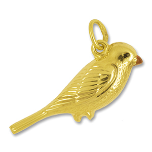 Anhänger diverse Vögel, Charms in Silber & Gold