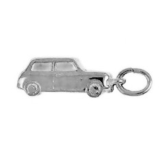 Anhänger Kleinwagen in echt Sterling-Silber 925 oder Gold, Charm, Ketten- oder Bettelarmband-Anhänger