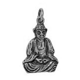 Anhänger Lama, Guru in echt Sterling-Silber 925 oder Gold, Ketten- oder Schlüssel-Anhänger