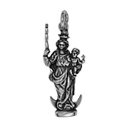 Anhänger München, Patrona Bavariae, Schutzheilige Maria in echt Sterling-Silber 925 oder Gold, Ketten- oder Schlüssel-Anhänger