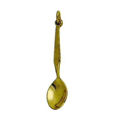Anhänger Löffel in echt Sterling-Silber 925 oder Gold, Ketten- oder Schlüssel-Anhänger