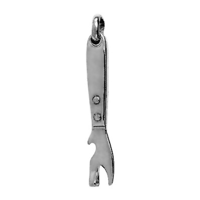 Anhänger Dosenöffner, Deckelöffner in echt Sterling-Silber 925, Ketten- oder Schlüssel-Anhänger