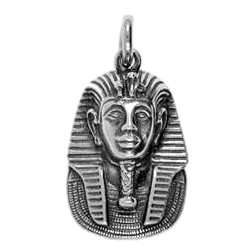 Anhänger Tutanchamun in echt Sterling-Silber 925 oder Gold, Charm, Ketten- oder Bettelarmband-Anhänger