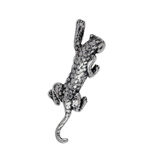 Anhänger Leoparden, Charms in Silber & Gold