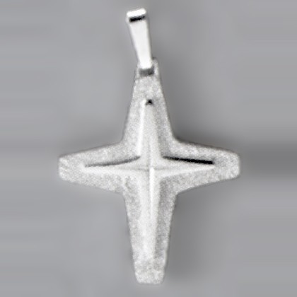 Anhänger Kreuz in echt Sterling-Silber 925 oder Gold, Ketten- oder Schlüssel-Anhänger