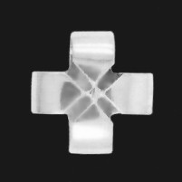 Kreuz Kettenanhänger in echt Sterling-Silber 925 oder Gelbgold 333