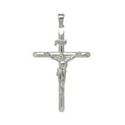 Anhänger Jesus von Nazaret, König der Juden - INRI in echt Sterling-Silber 925, Ketten- oder Schlüssel-Anhänger