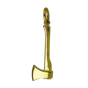 Anhänger Axt, Beil in echt Sterling-Silber 925 oder Gold, Ketten- oder Schlüssel-Anhänger