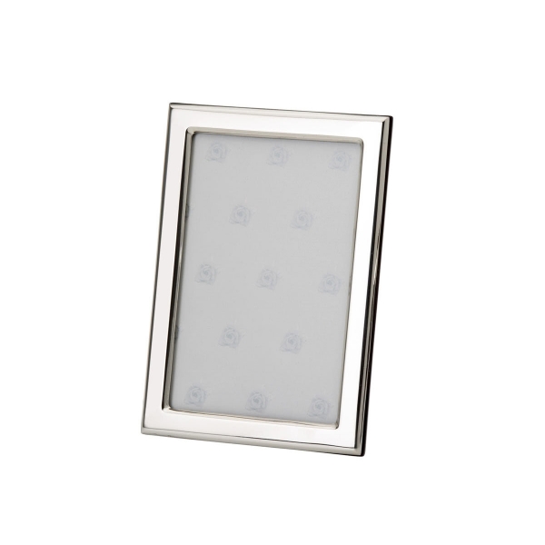 Fotorahmen in echt Sterling-Silber 925, 9 x 13 cm, schmal, glatt