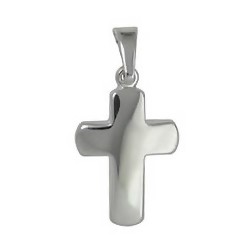 Anhänger Kreuz in echt Sterling-Silber 925 massiv, Charm, Ketten- oder Bettelarmband-Anhänger