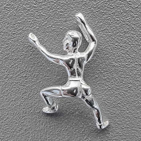 Anhänger Pfälzer Kletterer in echt Sterling-Silber oder Gelbgold, Charm, Ketten- oder Bettelarmband-Anhänger