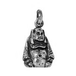 Anhänger Buddha in echt Sterling-Silber 925 oder Gold, Charm, Ketten- oder Bettelarmband-Anhänger