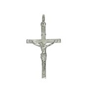 Anhänger Jesus Christus am Kreuz in echt Sterling-Silber 925 oder Gold, Ketten- oder Schlüssel-Anhänger
