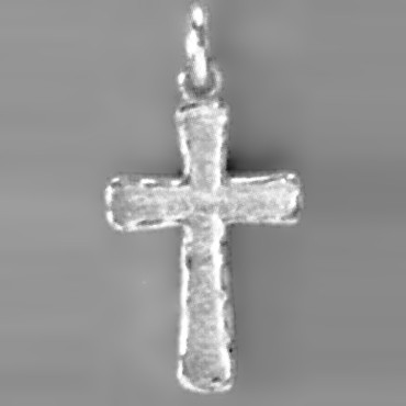 Kettenanhänger Kreuz in echt Sterling-Silber 925 oder Gold