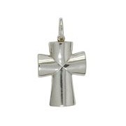 Anhänger Kreuz in echt Sterling-Silber 925 oder Gold 333 oder 585, Charm, Ketten- oder Bettelarmband-Anhänger